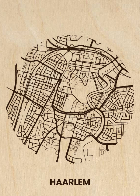 7-Houten-Citymap-Haarlem-Plattegrond-